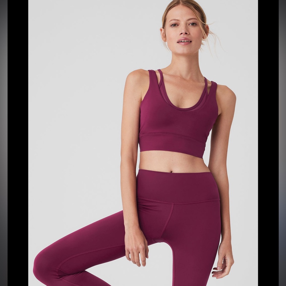 Alo yoga leggings and bra SET